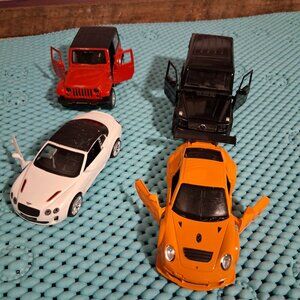 DIE CAST CARS--SET OF 4